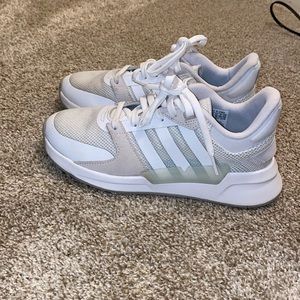 Adidas Parley 90s white/blue tint running shoes